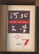 河北文学1963年第7-12期合订(馆藏合订精装)