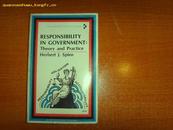 RESPONSIBILITY  IN  GOVERNMENT(有书影）