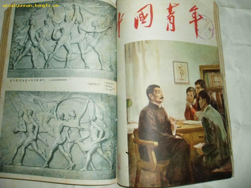 中国青年半月刊1956年（第13期至第22期）.。。共10期   16开902