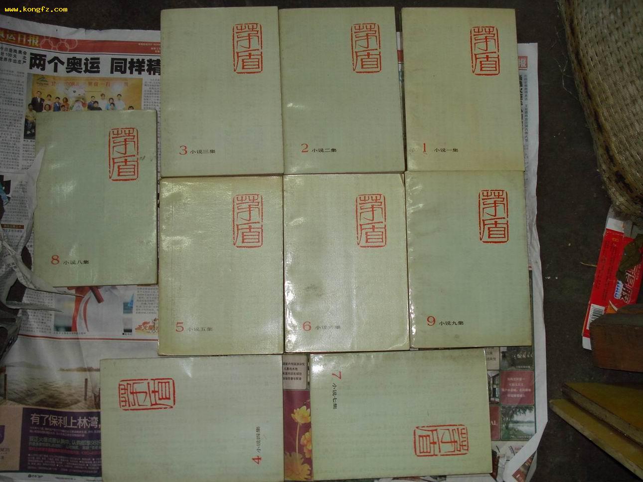 点击查看原图 茅盾全集(1-9)(小说一集到九集,含全部小说) 品好(he)