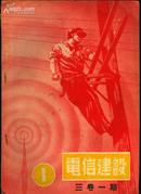 《电信建设》杂志1952年第1期（第三卷第一期）