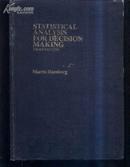 内发英文版 决策用统计分析(第3版) 文泉统计类文泉英语类16开精Y-12-5