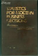 STATISTICS  FOR  MODERN  BUSINESS  DECISIONS 内部交流