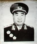 挂历单页画:朱德元帅(黑白标准像.1886-1976年)58X43CM
