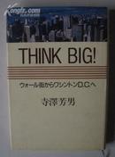 原版日文书 《THINK BIG!―ウォール街からワシントンD.C.へ》 寺沢芳男（著）/经济商务类/