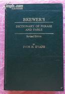 BREWERS DICTIONARY OF PHRASE AND FABLE布留沃英文成语与寓言词典(修订版)[16开精装