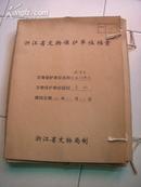 浙江省文物保护单位档案--1.德清县 2.赵孟頫墓地 内有大量照片图纸