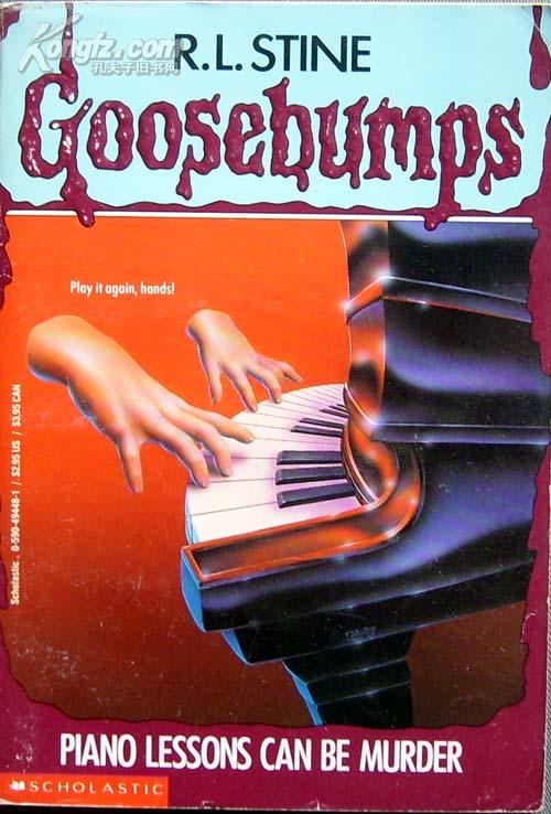 R.L.STINE《PIANO LESSONS CAN BE MURDER》，鸡皮疙瘩英文原版