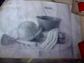 静物 素描（作者；陈学梅）78cm  x  54cm