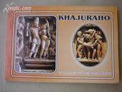 KHAJURAHO 12 COLOUR PICTURE POST CARDS （邮政名信片）