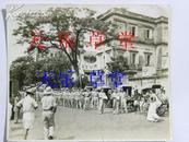 抗战时期中华民国航空公司及华侨在印度街头进行抗日募捐活动（4寸）
