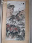著名画家张景云精品山水画一幅，规格；高68cm，宽33cm