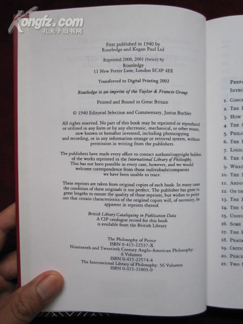 The Philosophy of Peirce: Selected Writings