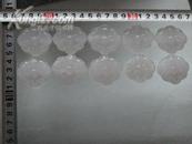 新疆青白玉挂牌福在眼前10块批发合拍水头足透度好,包天然可划玻璃