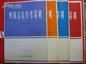 外国音乐参考资料【1978年总第1期--1979--1980全刊，全品，个别有著名导演沈剡签名】，孔网唯一全本