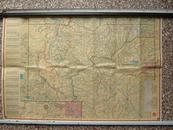 1947年相当精美的【美国爱荷达州旅游地图】