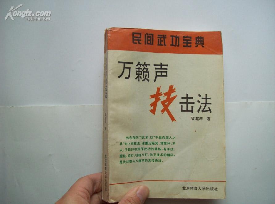 民间武功宝典《万籁声技击法》！品如图自定！售原本！