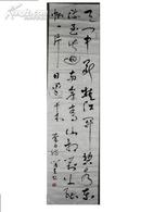 上海中国画院画师 林学夫 精品书法137cmx34cm保真