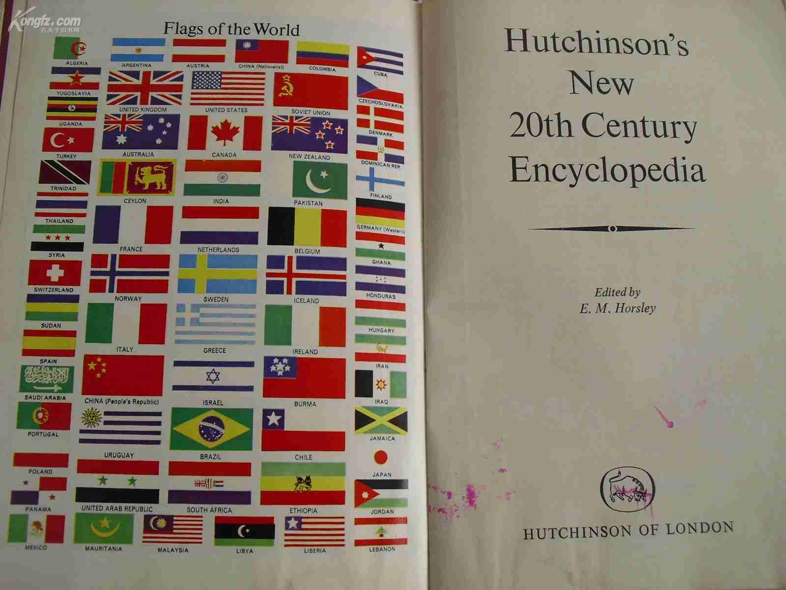 全一册百科全书 Hutchinson\'s New 20th Century Encyclopedia