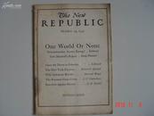 美国期刊 1945年10月29 《新共和》THE NEW REPUBLIC