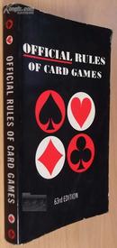 Official Rules of Card Games 63rd Edition 英文原版