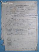 1959年国营南湖农场职工（王焕武）履历登记表
