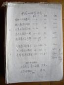 沈寂的珍贵手稿 《中国的秘密社会》手稿原稿数百页近30多万字 含沈寂向上图借书的借据和信札