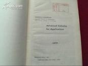 Advanced Calculus for Applicafions (应用高等微积分 精装本）