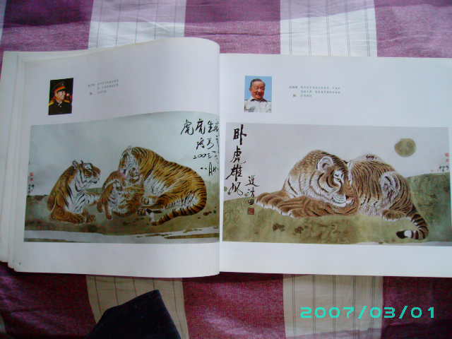 百将书虎（纪念抗日战争胜利暨世界反法西斯战争胜利六十周年）（有总策划 郭玉水赠书 印章 签名）