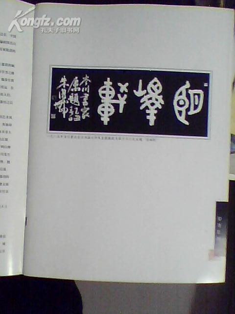 岑川书法艺术  铜版彩页 精美