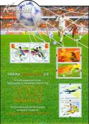 2002-11 2002年世界杯足球赛 中港澳三地 小版 带原装邮折