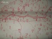 红印 稀见品民国《河南地图》 尺寸54X64