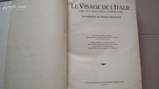 最晚上世纪五十年代前《LE VISAGE DE L\'ITALIE（意大利的面貌）》 书籍（摄影图片）