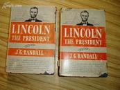 LINCOLN  THE  PRESIDENT..............（精装毛边本）两册全…..................157543