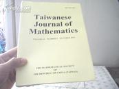 Taiwanese Journal of Mathematics[VOLUME14 NUMBER 5]（数学期刊）【架27-2】