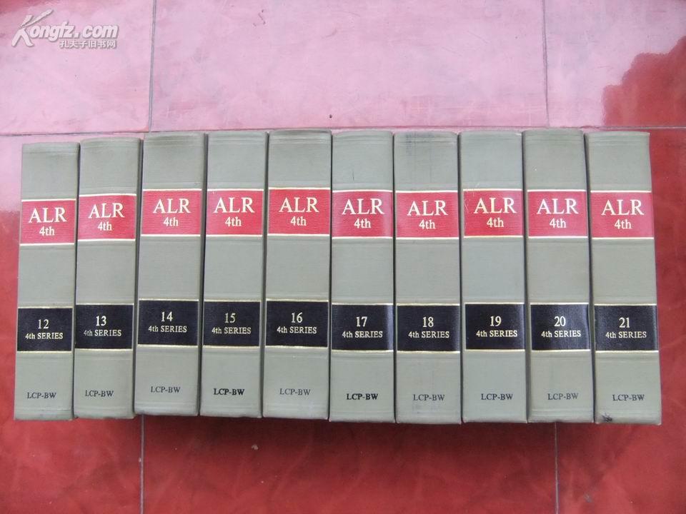 K3416《AMERICAN LAW REPORTS CASE AND ANNOTATIONS  12~21》 翻译：美国法律报告情况和注解 12~21