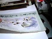 黄独峰神仙鱼画谱（活页散装，总16张，87年一版一印，印4950册，封面的折页有点破损）