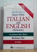 Zanichelli Super-Mini Italian and English Dictionary [Paperback]