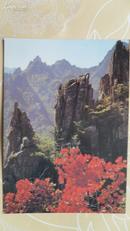 韩国雪岳山明信片（空白片）——玄人岩