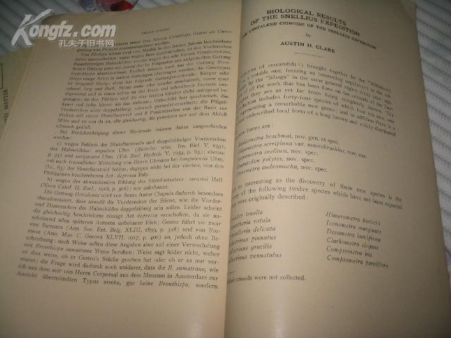 TEMMINCKIA A JOURNAL OF SYSTEMATIC ZOOLOGY SPECIMEN COPY OF VOLUME I 《特明基亚系统动物学杂志》第一卷标本副本