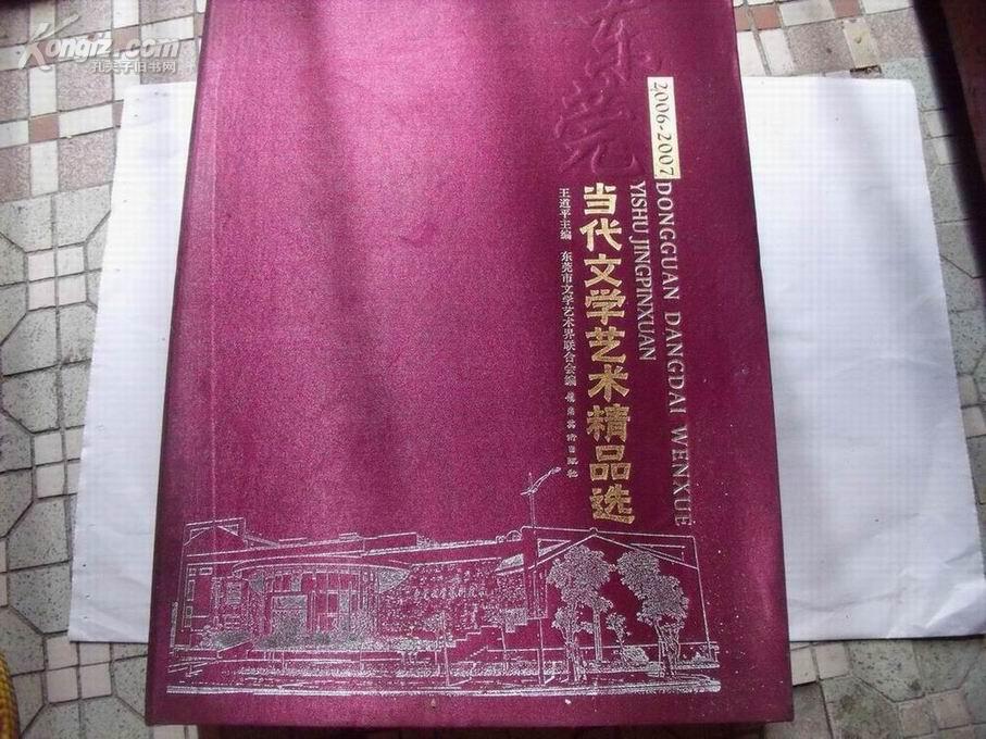 2706《东莞当代文学艺术精品选——2006-2007  艺术卷》(3册，高档精美盒装）