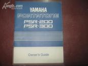 YAMAHA（PSR-200，-300)Owner,s Guide【全英文】