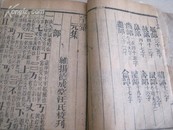 同治木刻版《玉堂字汇》四本一套  有残