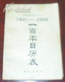 （1901——2000） 一百年日历表