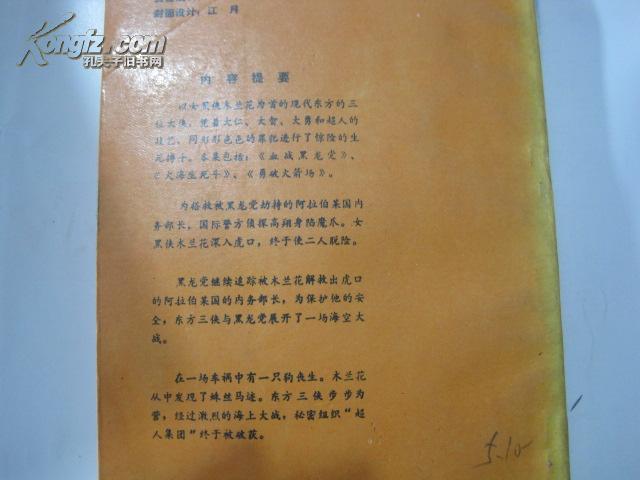 血战黑龙党（女黑侠木兰花惊险小说）