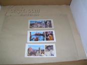 年历卡片-------世界名艺术品及旅游圣地-----3枚彩色------1984年
