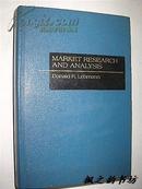 【英文原版】Market Research and Analysis by Donald R.Lehmann（精装本 市场调研与分析）