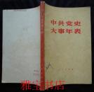 中共党史大事年表（一版一印）
