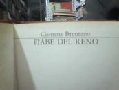 FIABE DEL RENO（Clemens Brentano）【外文原版】32开精装本