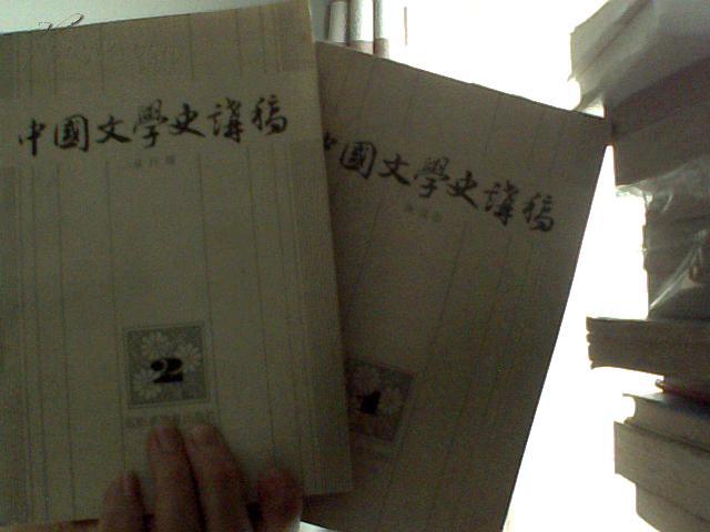 中国文学史讲稿（1,2册）